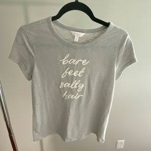 Lauren Conrad Bare Feet Salty Hair Tee